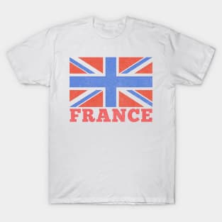 France / Union Jack Parody Design T-Shirt